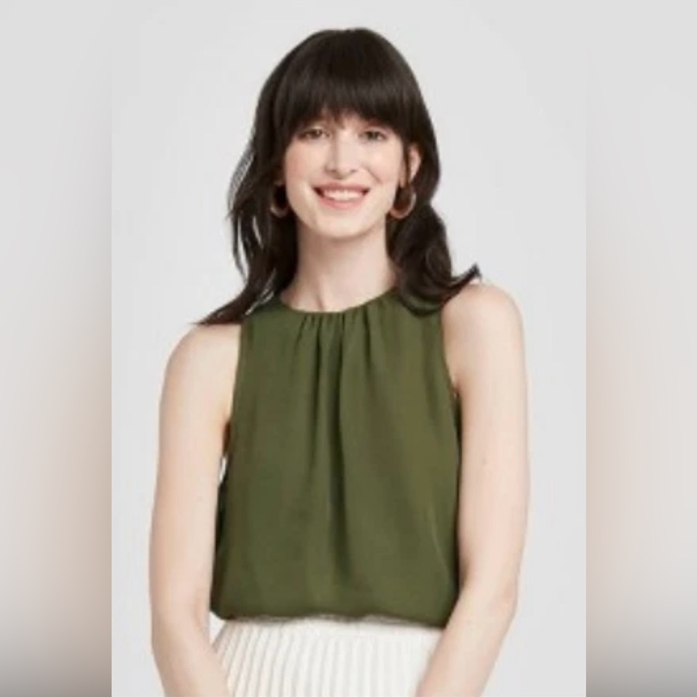 A New Day Green Sleeveless Tank Top. Size S, New without tag